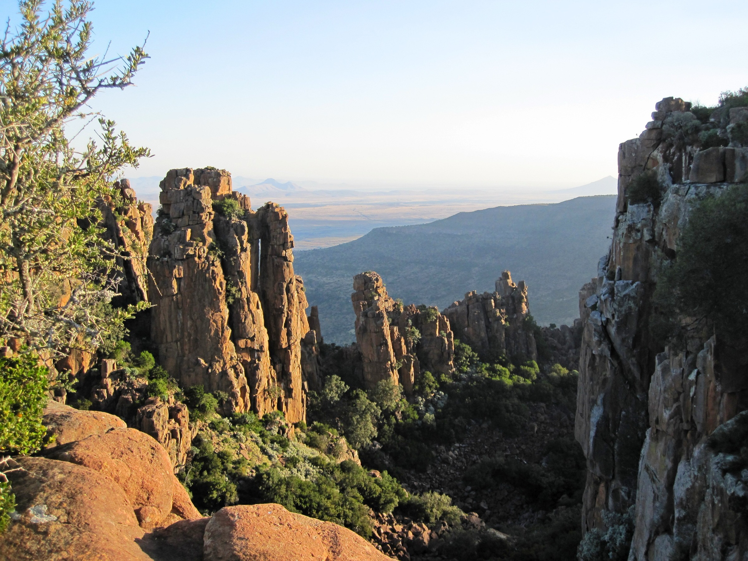 Dolerite pillars of the Valley of Desolation above Graaff-Reinet