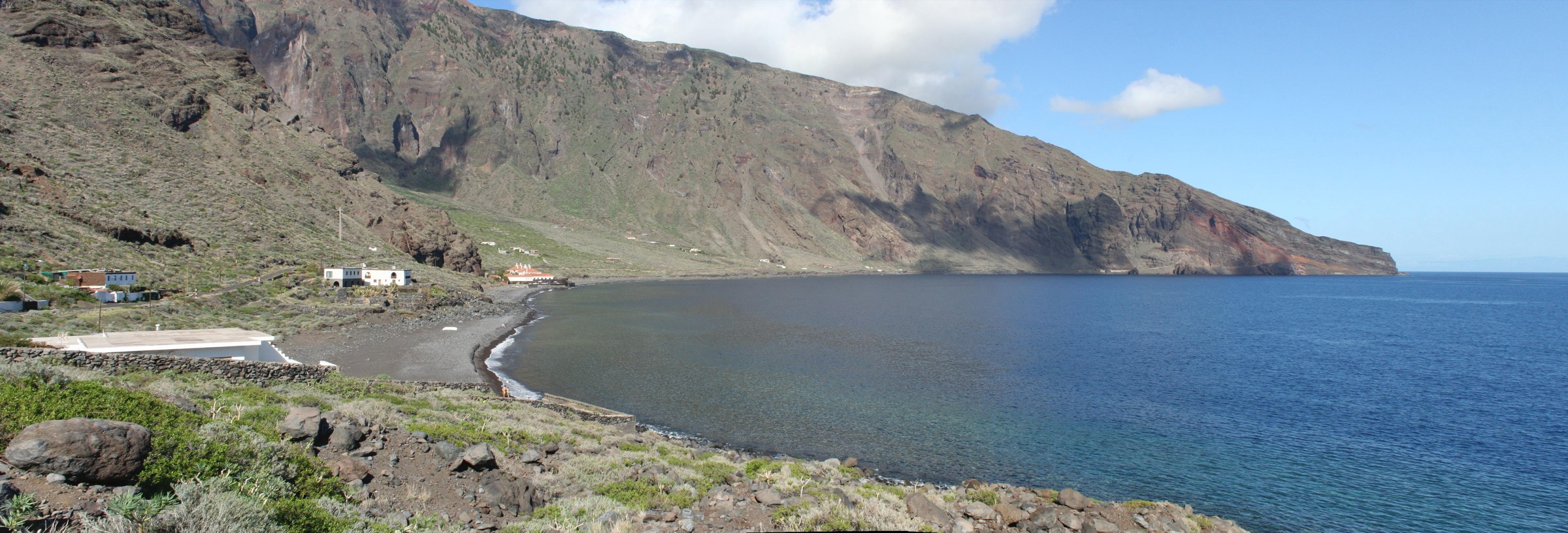Ligne de falaise de Tibataje de l'amphithéâtre d'El Golfo sur El Hierro