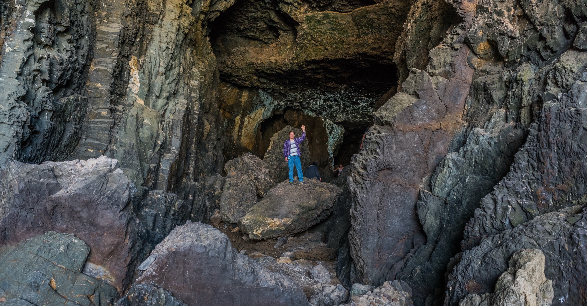 Caves and cliffs at Ajuy on the west coast of Fuerteventura