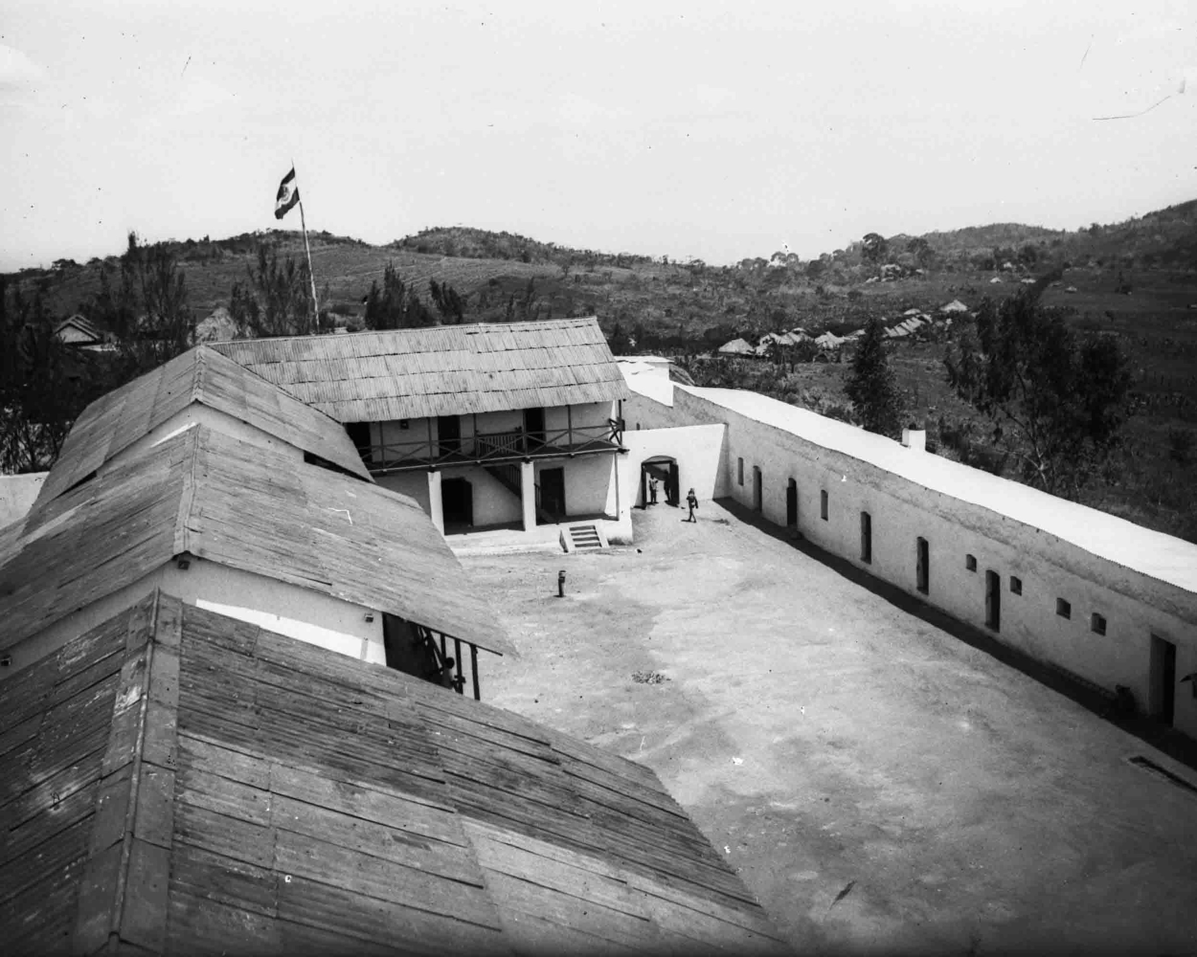 The German colonial Boma at Mahenge in the early 20th century