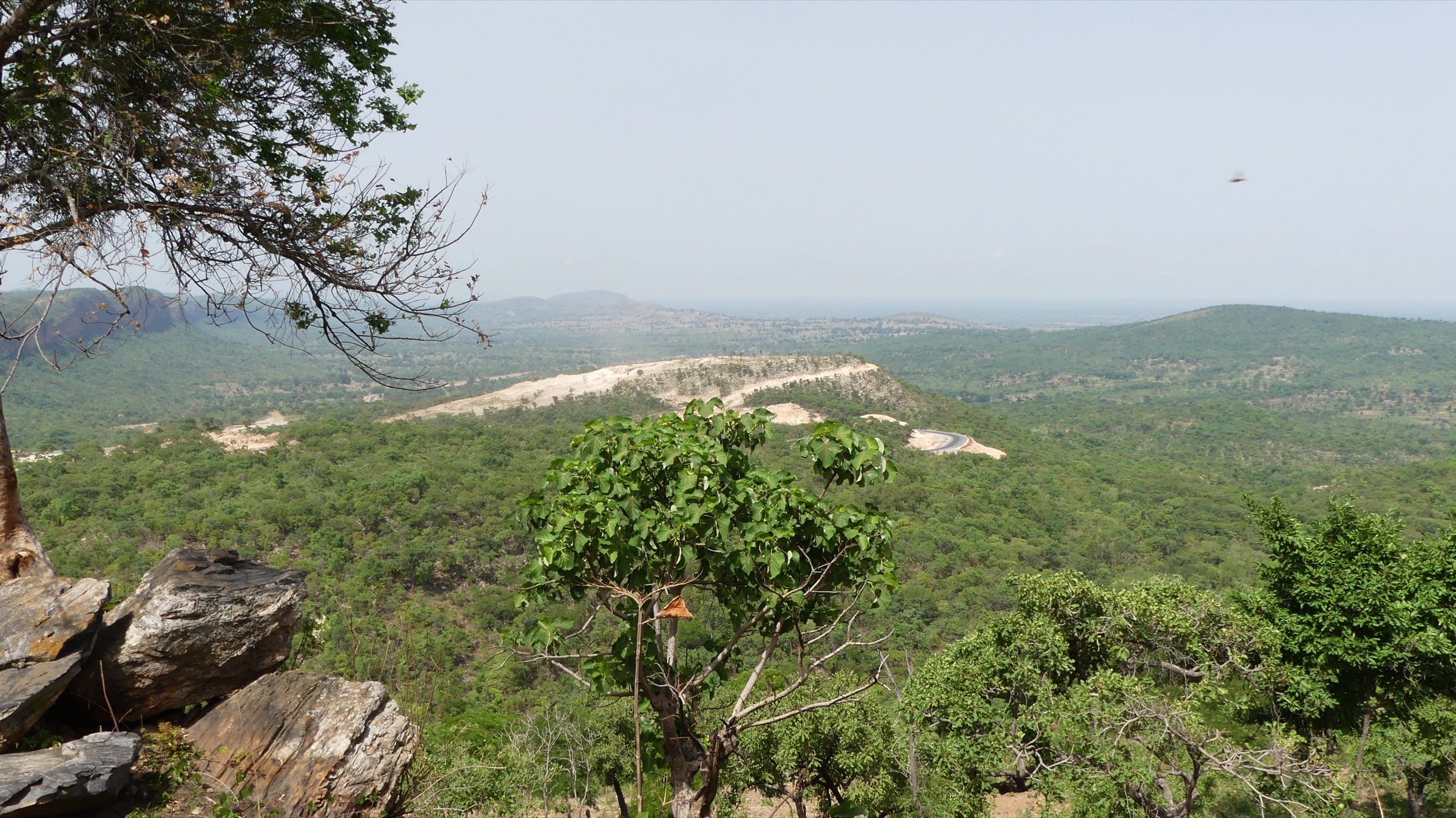 Panorama de l'Atakora sur Koussou, Boukombé, Bénin