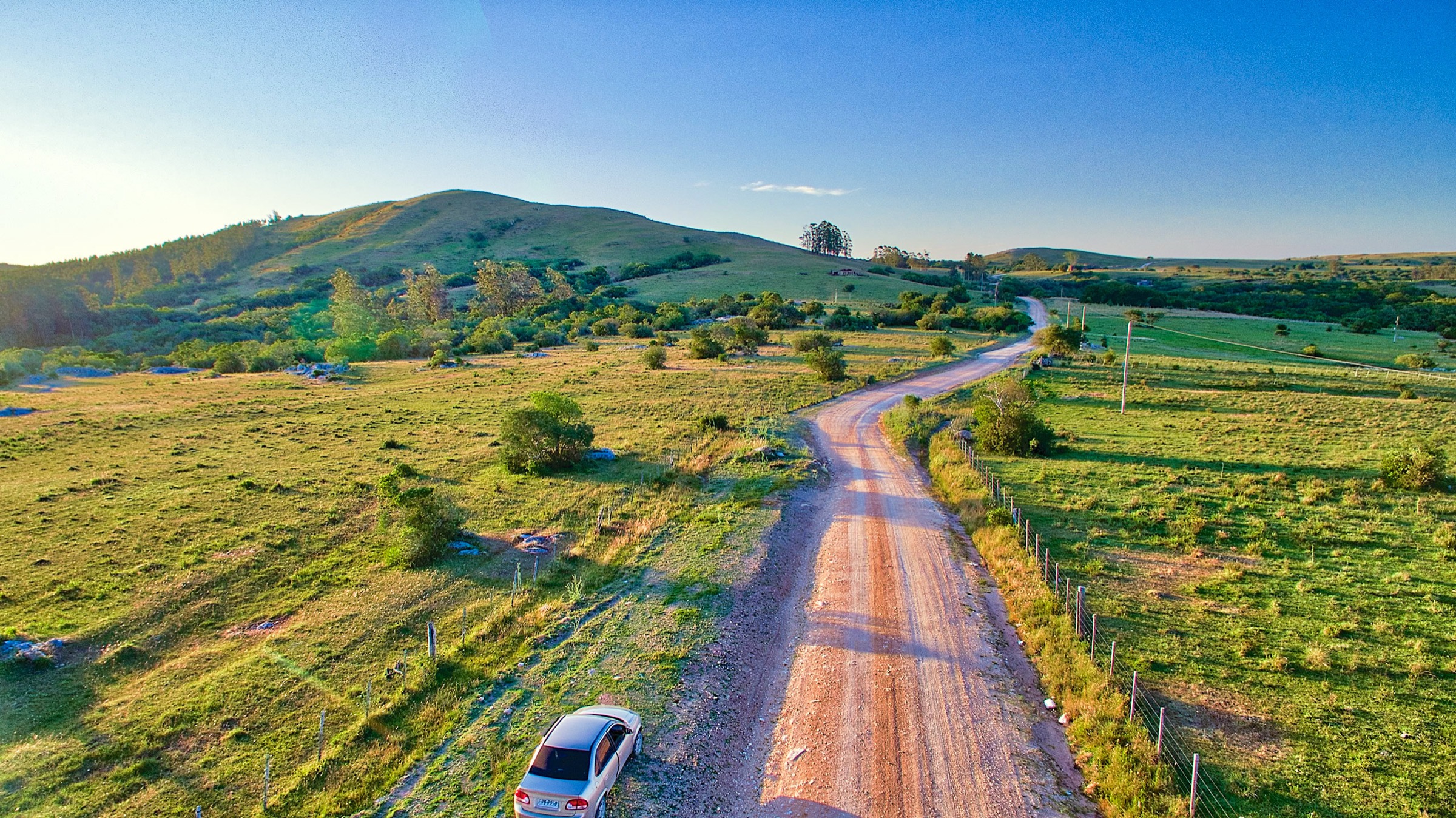 The Sierras de Carapé landscape in eastern Maldonado, Uruguay