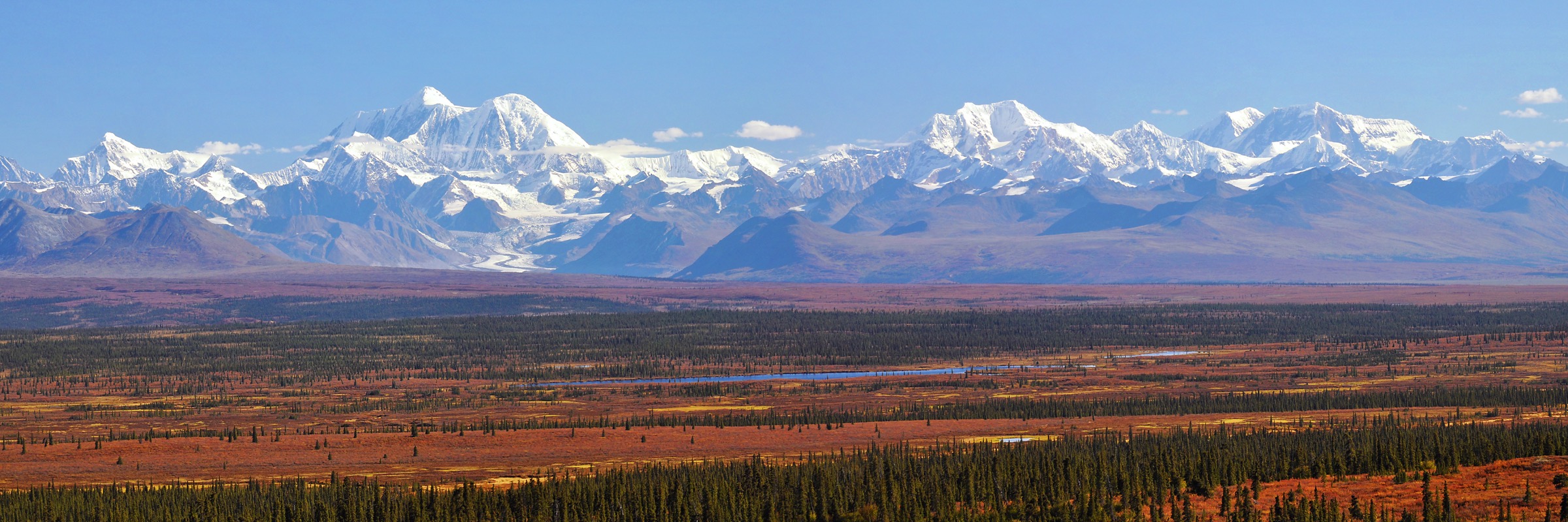 USA — Alaska : est de la chaîne de l'Alaska