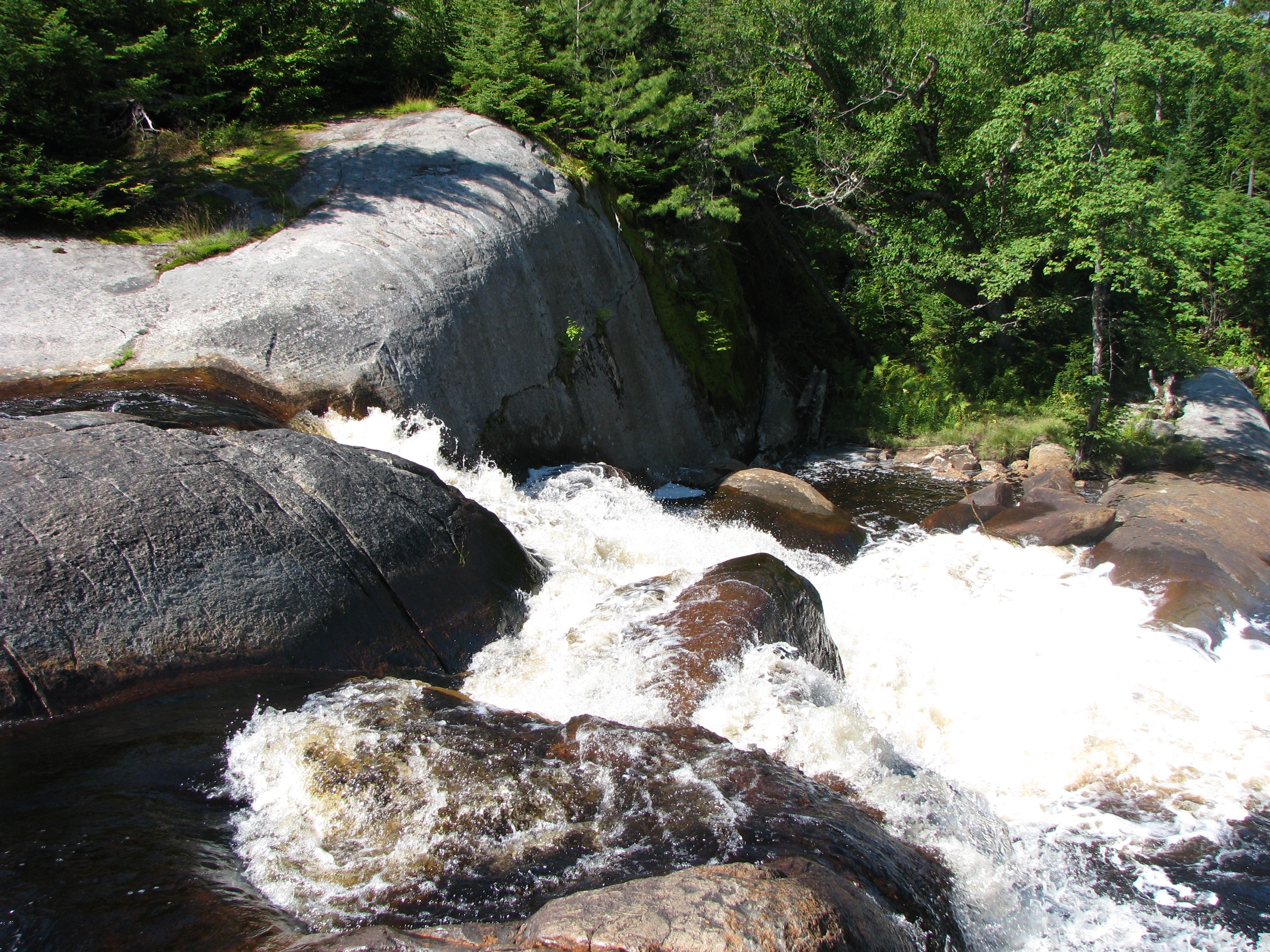 High Falls on the Oswegatchie River in the Five Ponds Wilderness