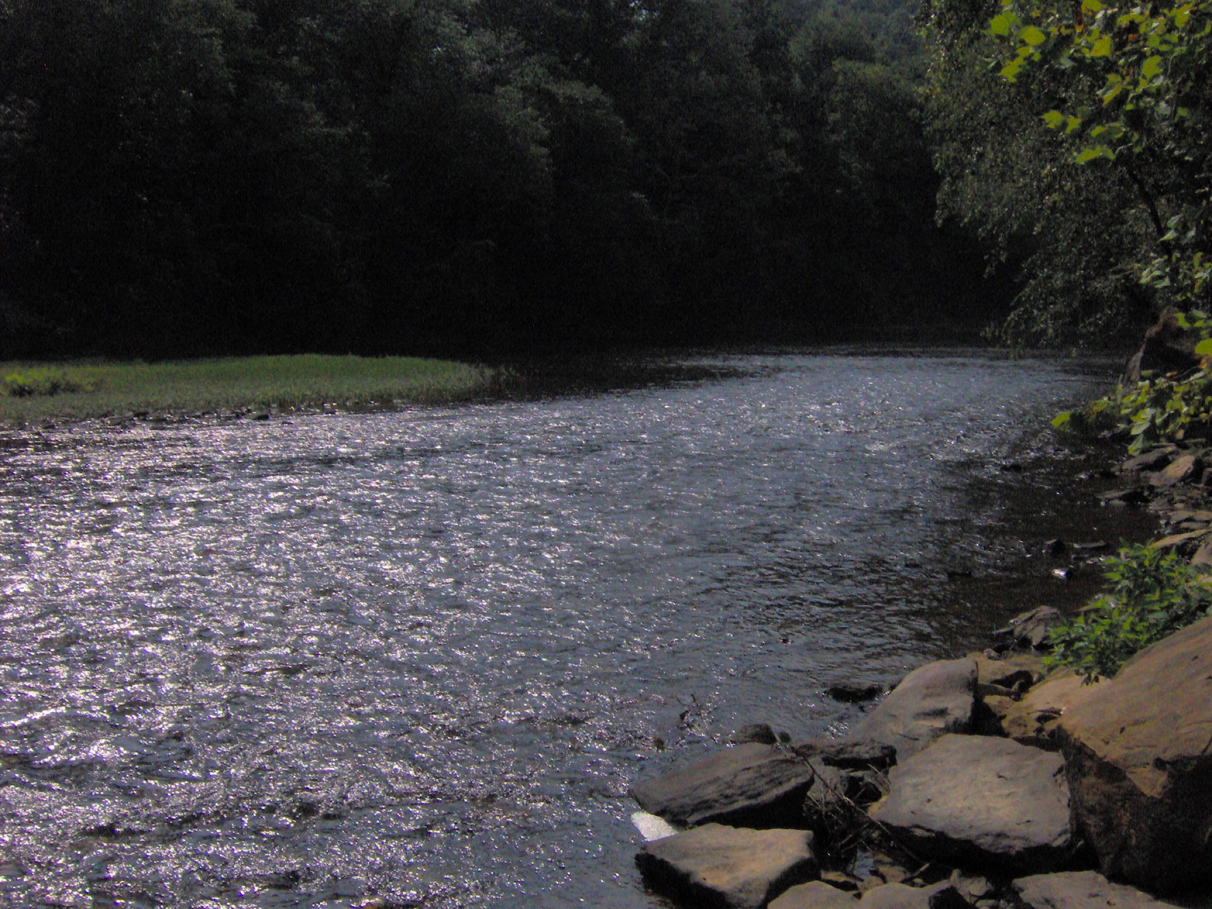 Le Big South Fork de la Cumberland River près de la communauté minière de Blue Heron, Kentucky