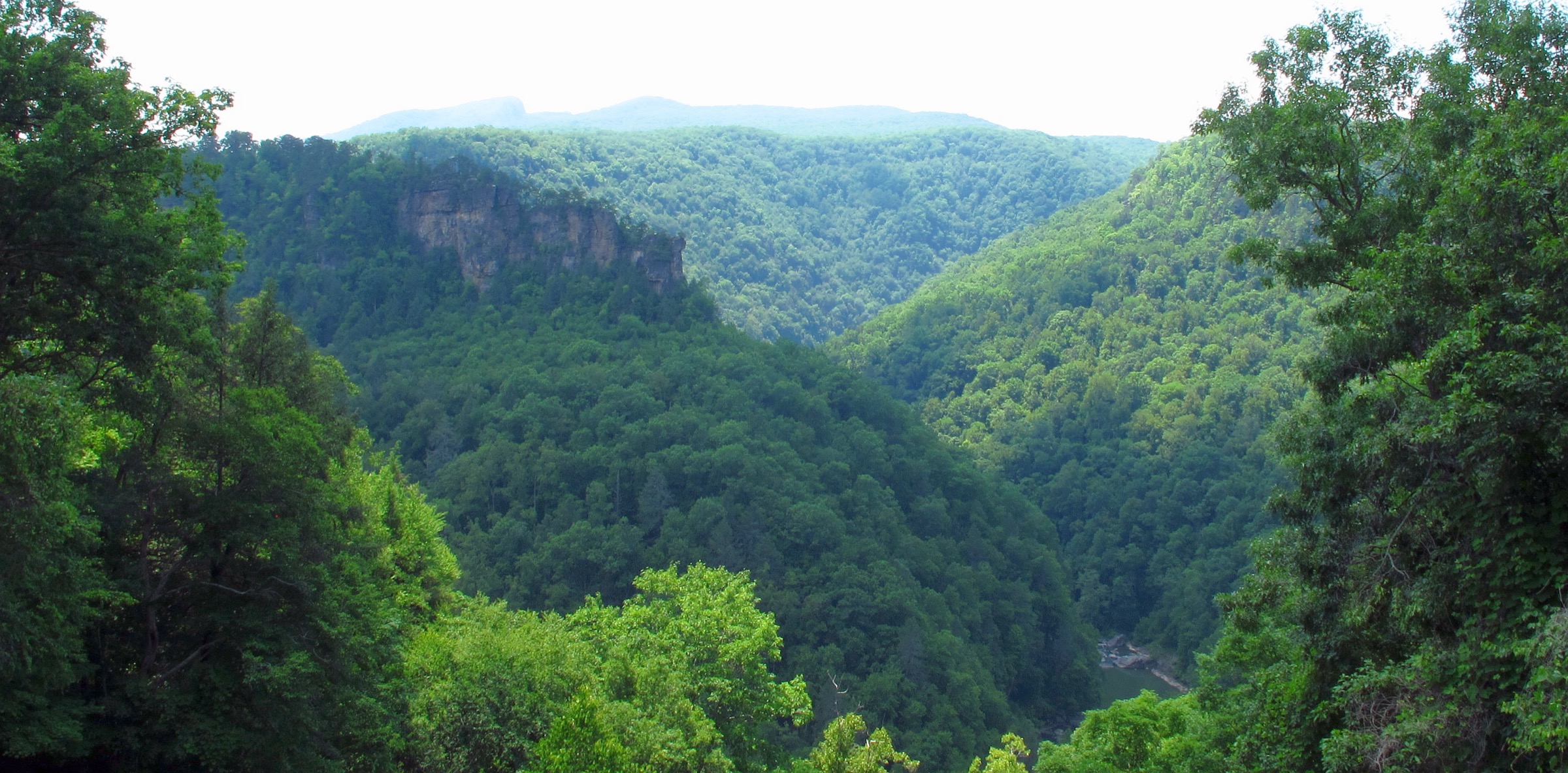 Gorge de Russell Fork dans le Breaks Interstate Park à la frontière Virginie–Kentucky