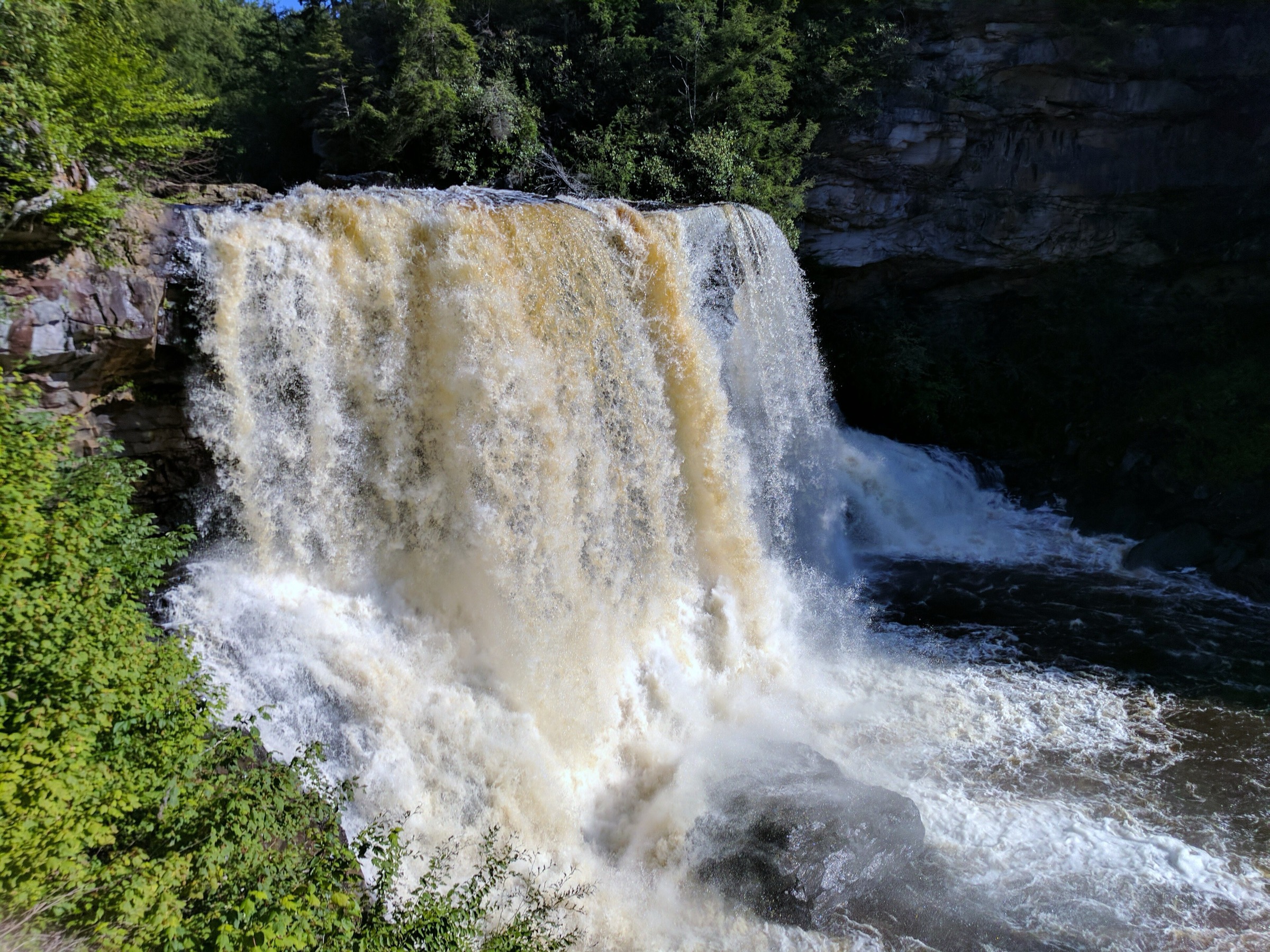 Blackwater Falls dans le Blackwater Falls State Park, Virginie-Occidentale