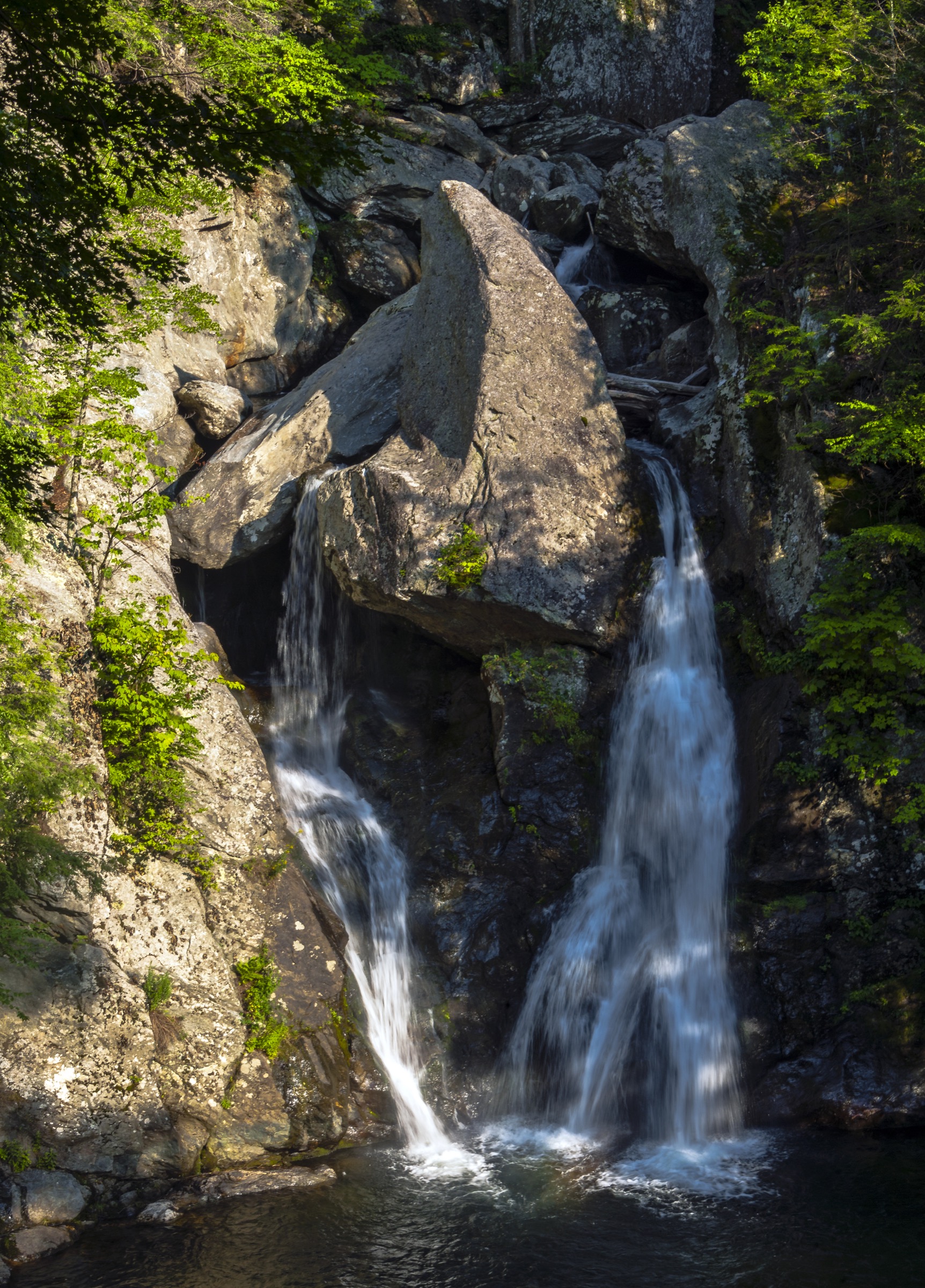 Bash Bish Falls in Mount Washington State Forest
