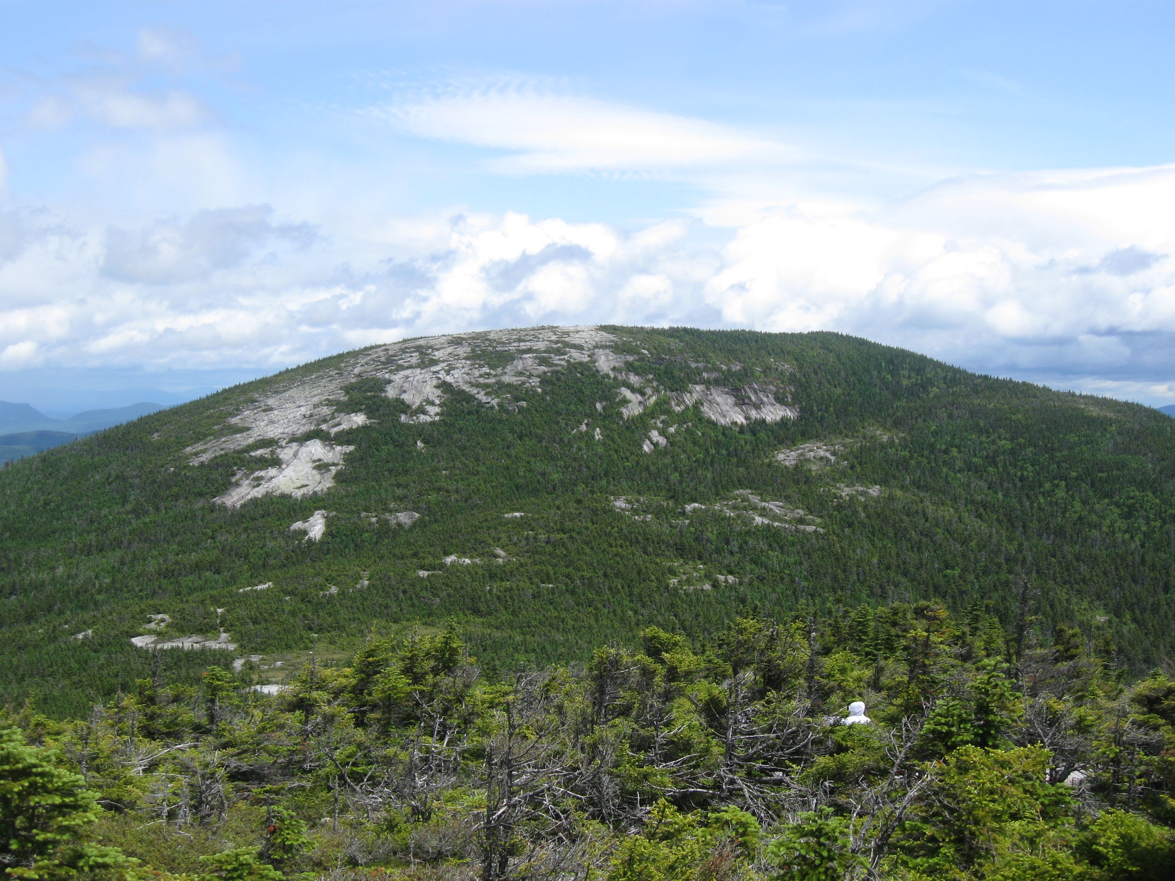West Baldpate seen from East Baldpate along the Appalachian Trail