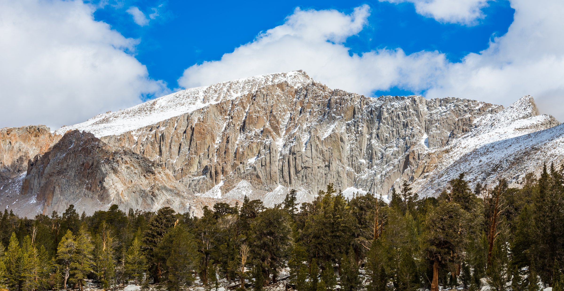 Mount Langley rising above the Cottonwood Lakes basin