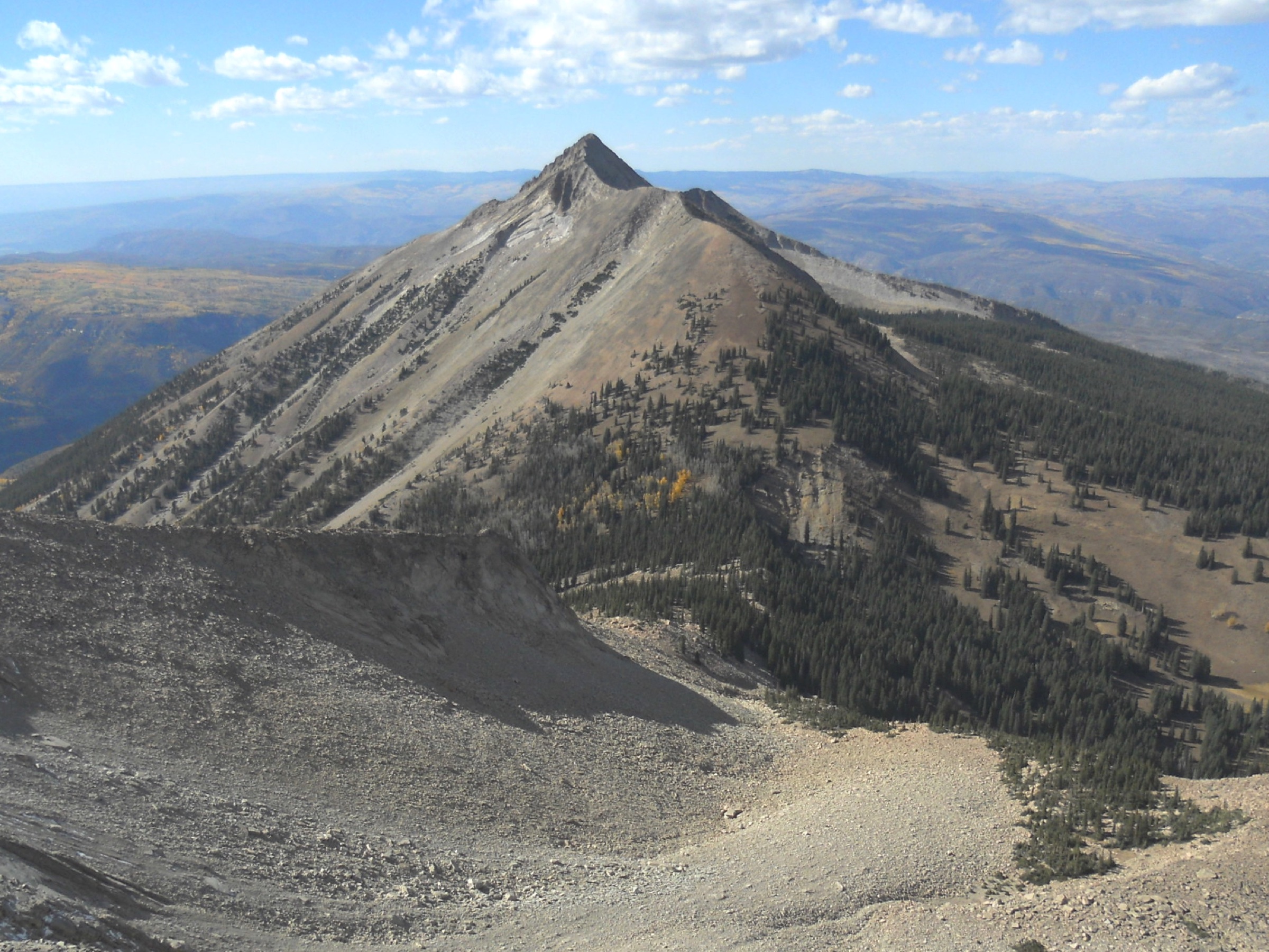 West Beckwith Mountain dans les West Elk Mountains, Gunnison County, Colorado