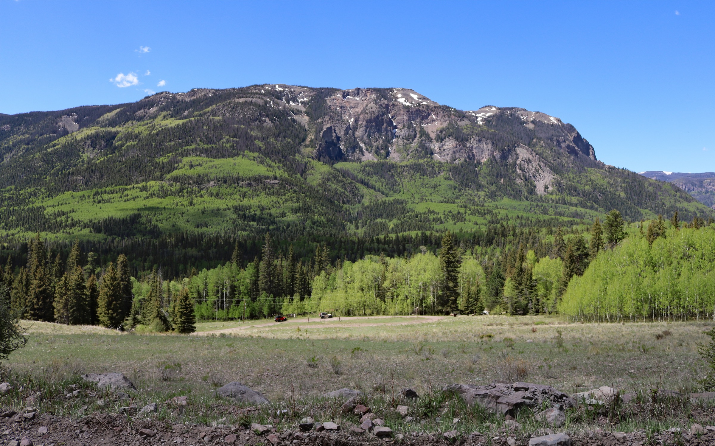 South San Juan Wilderness landscape on the Pagosa Springs side of the Colorado San Juans