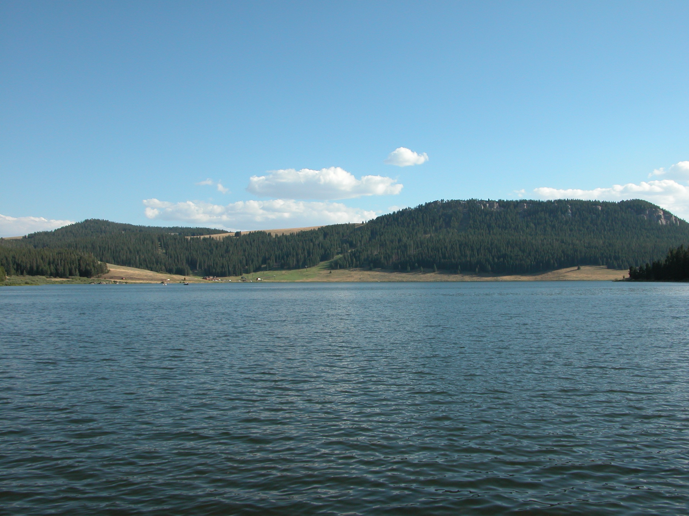 Meadowlark Lake in the southern Bighorn Mountains