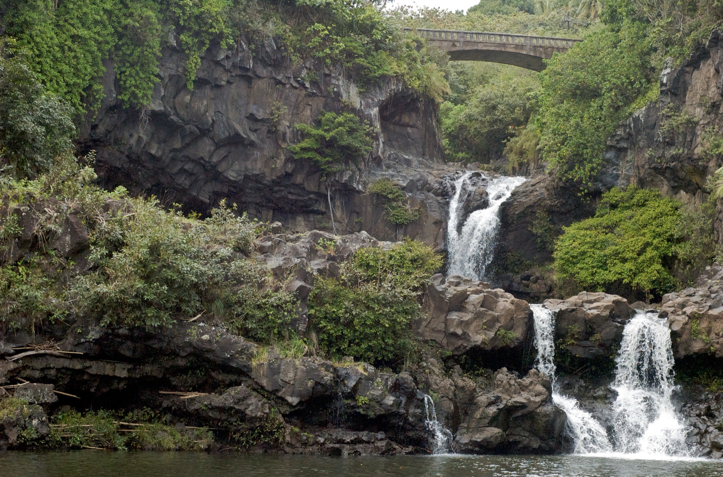 The Pools of ʻOheʻo at Kūloa Point, Kīpahulu District, Haleakalā National Park, Maui
