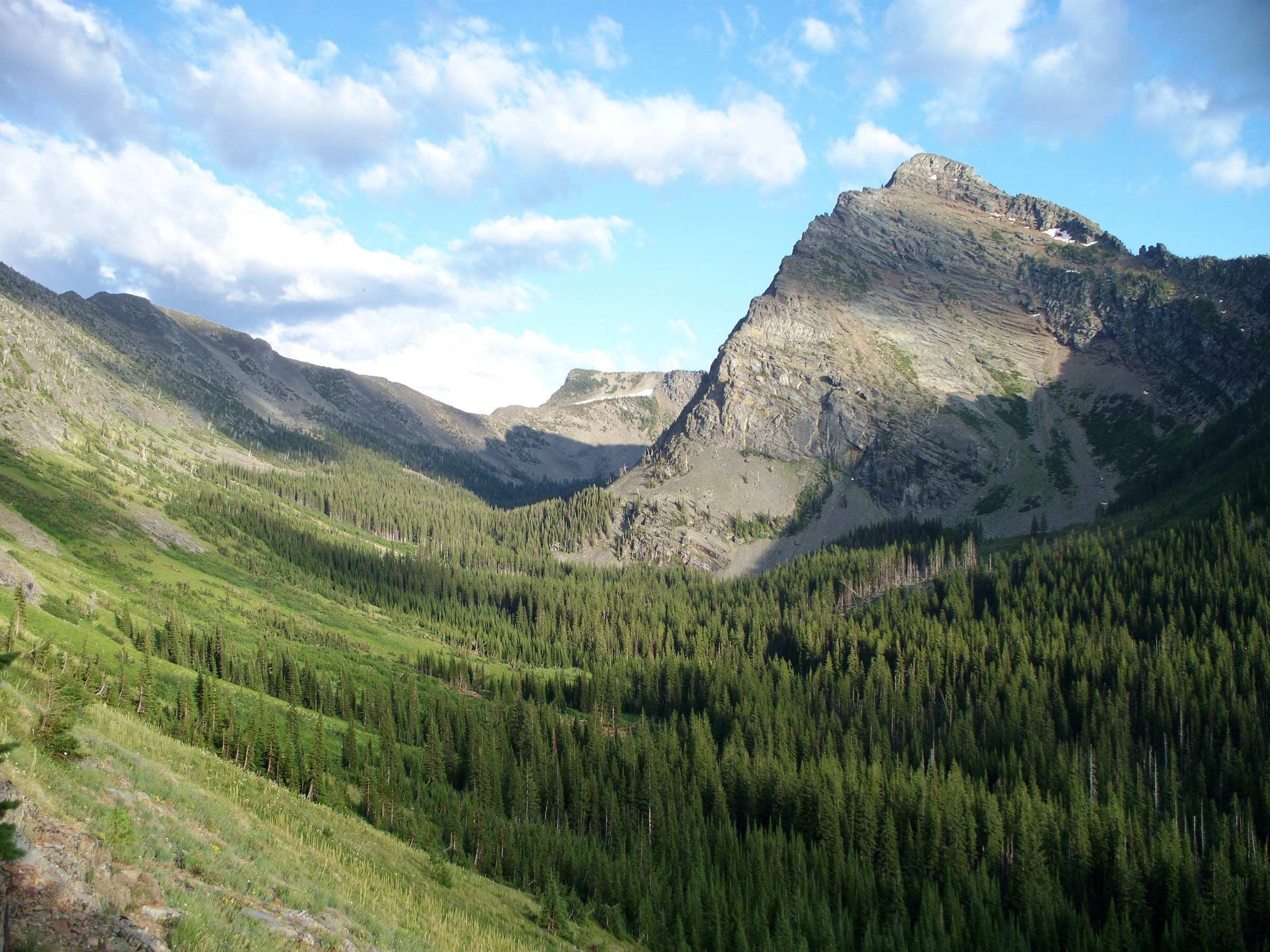 Terrain alpin intérieur de la Cabinet Mountains Wilderness sur la Kootenai National Forest