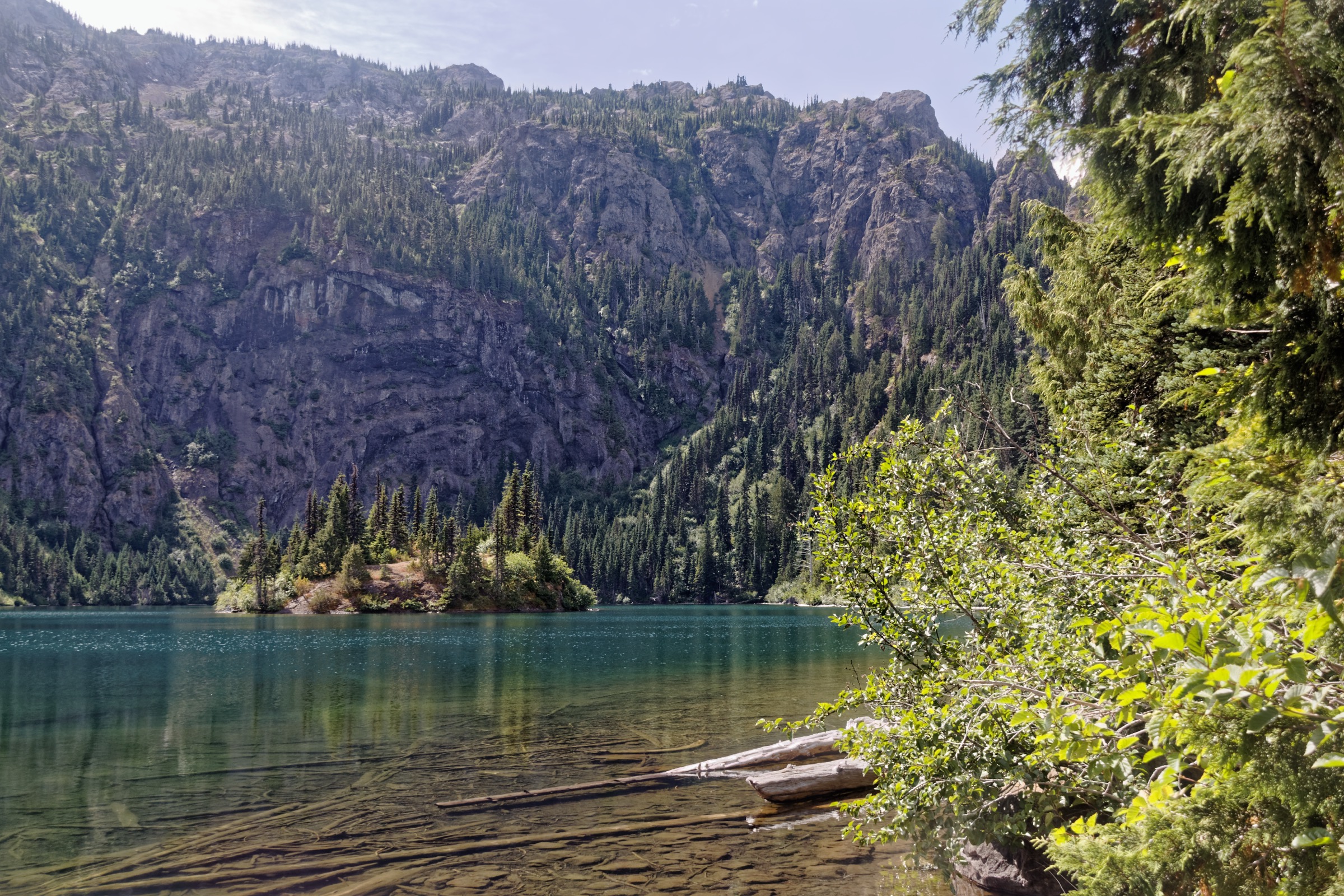 Klahhane Ridge dominant Lake Angeles dans Olympic National Park