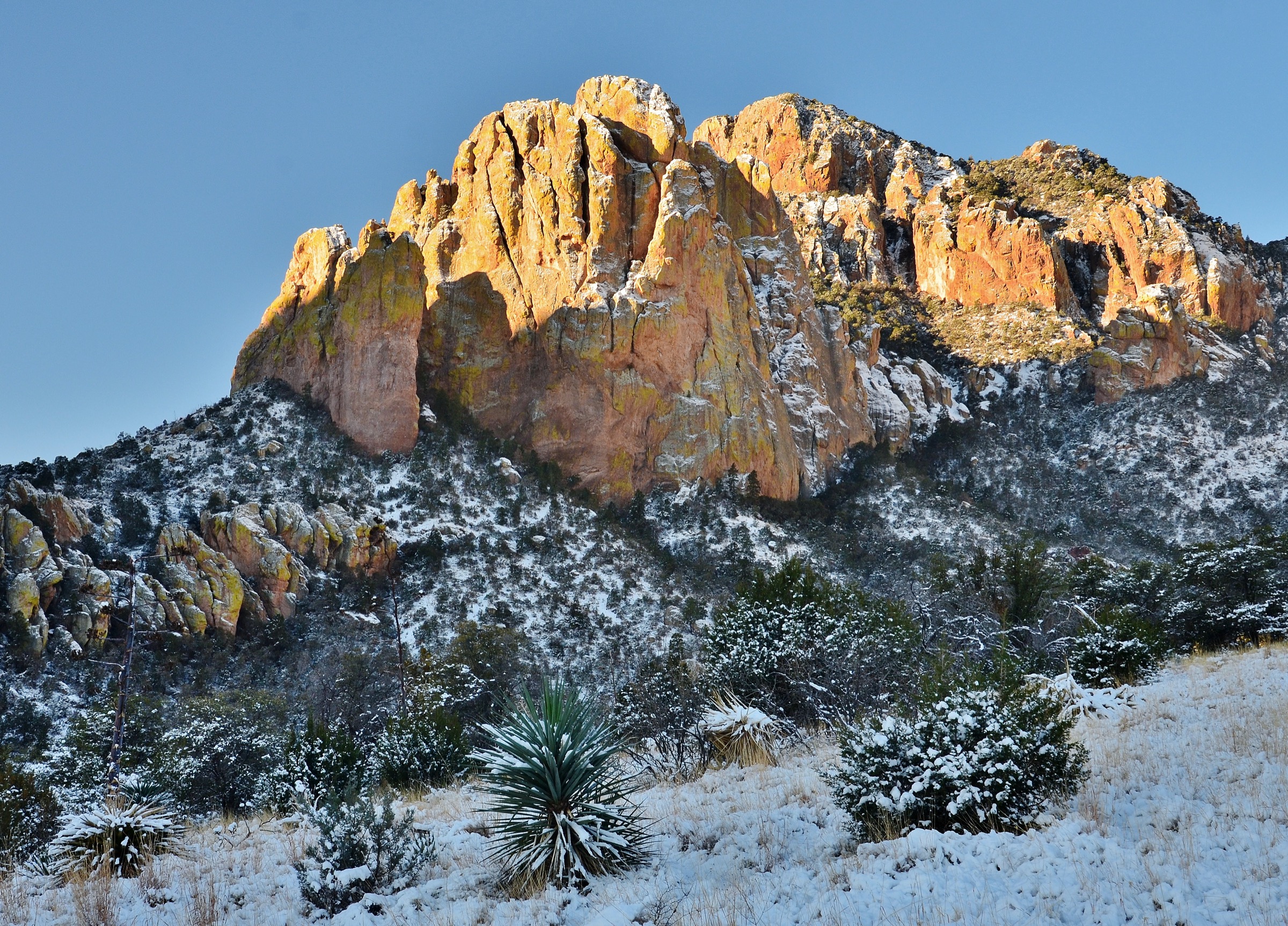 View across the Chiricahua Mountains from the Silver Peak area on the east side of the range