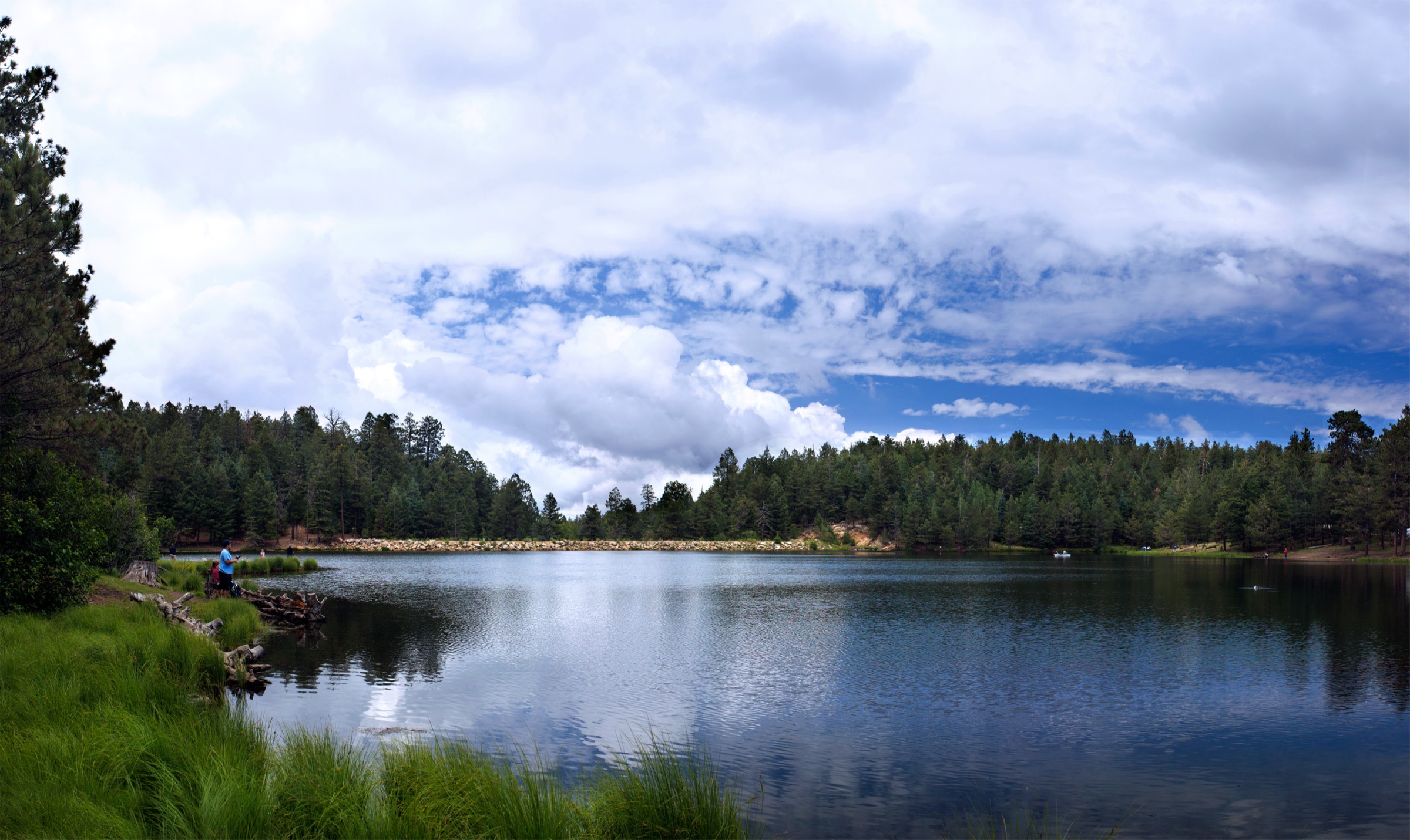Riggs Lake in the Pinaleño Mountains, an alpine-style reservoir in spruce-fir at 2,700 m