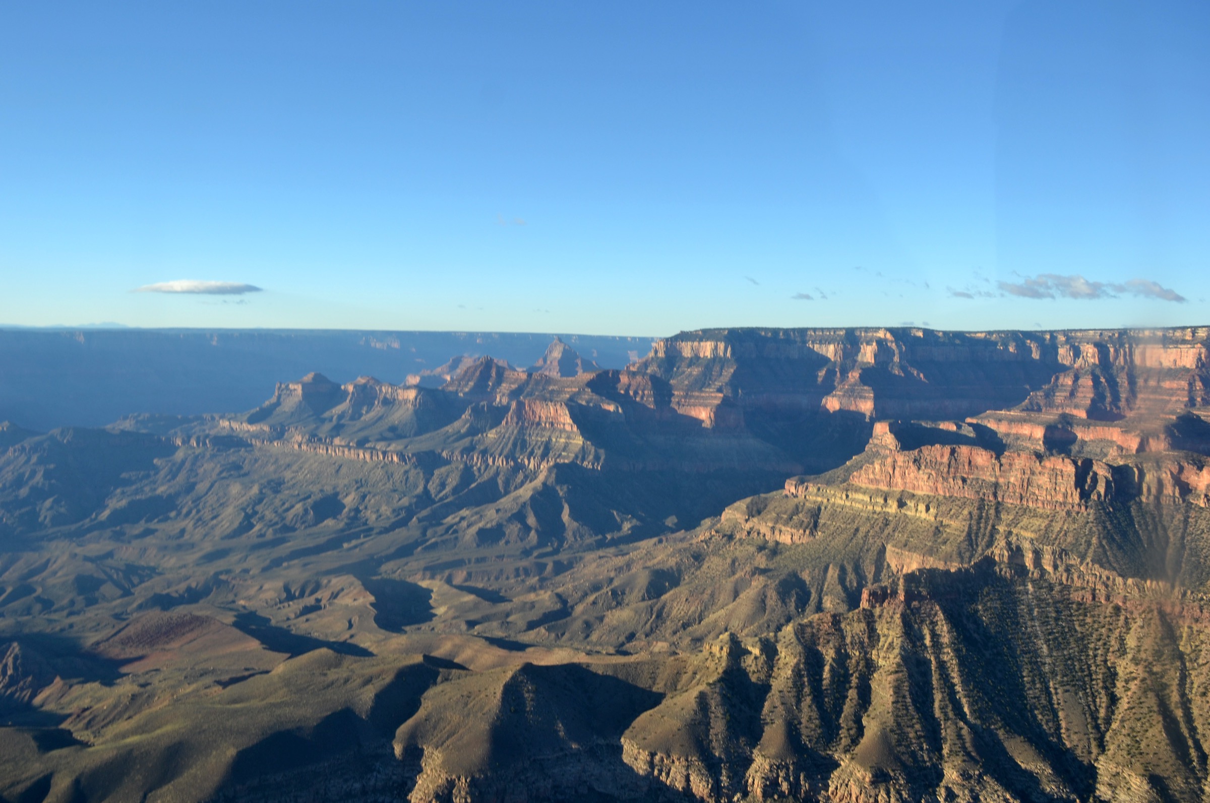 Vue aérienne de Cape Final sur la rive nord du Grand Canyon