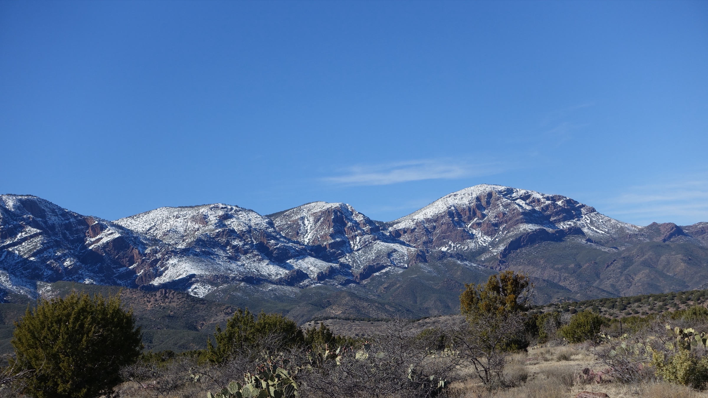 Entrée du Barnhardt Trail dans la Mazatzal Wilderness, Tonto National Forest, Arizona