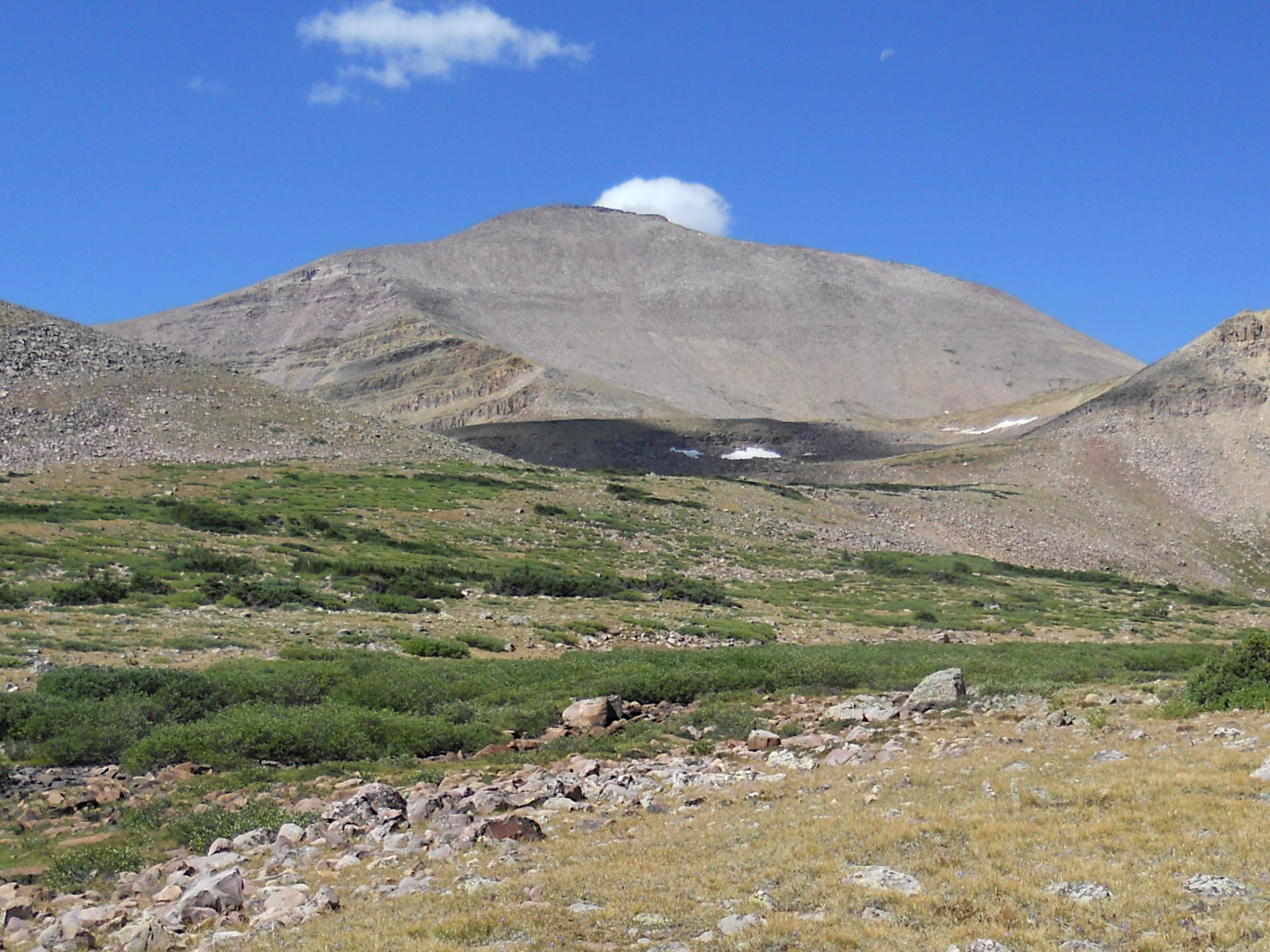 Kings Peak, Utah's high point, seen from Painter Basin on the Uinta Highline Trail