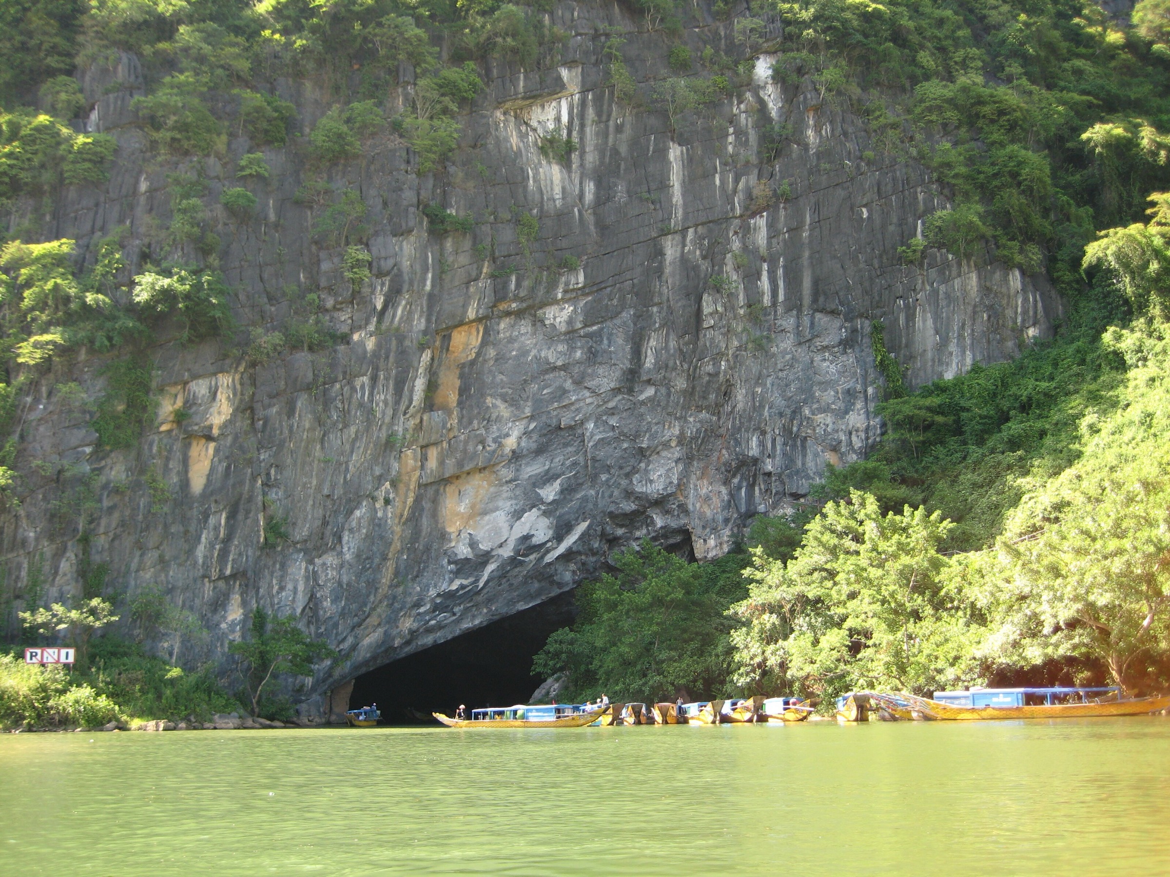 Karst river landscape in Phong Nha-Ke Bang National Park, central Vietnam