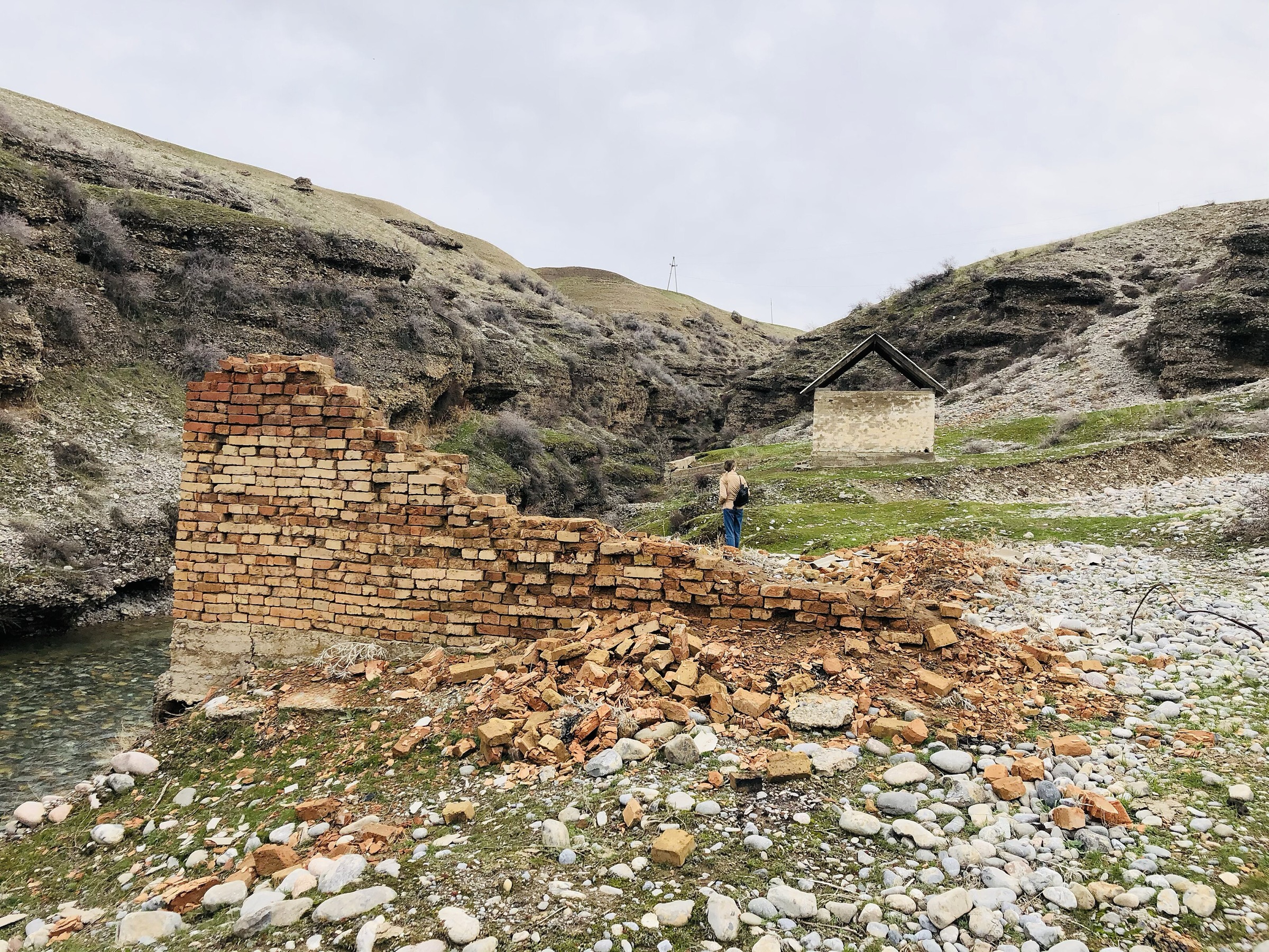 Mountain scenery in Aksu-Zhabagly Nature Reserve, Turkestan region, Kazakhstan