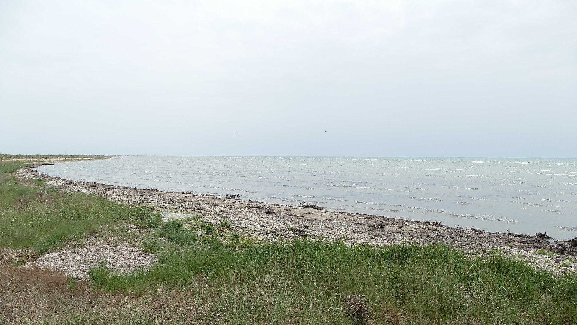 A quiet Caspian beach in Absheron National Park