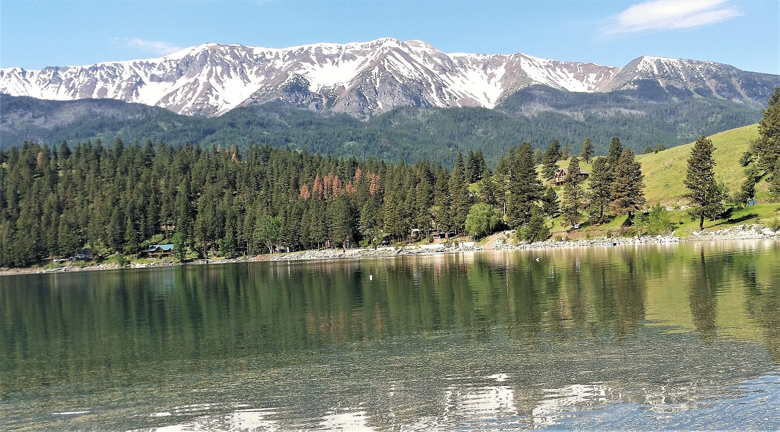 Chief Joseph Mountain reflected in Wallowa Lake
